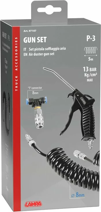 Pistolete Ajri Set P-2 Ø8mm Kamioni