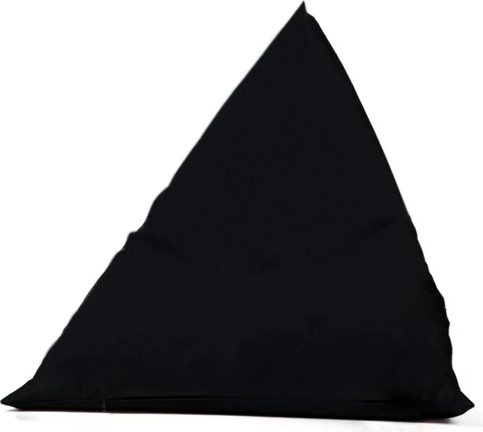 Qese ulëse për kopsht, formë piramide, e zezë, Atelier del Sofa, Pyramid Big Bed Pouf