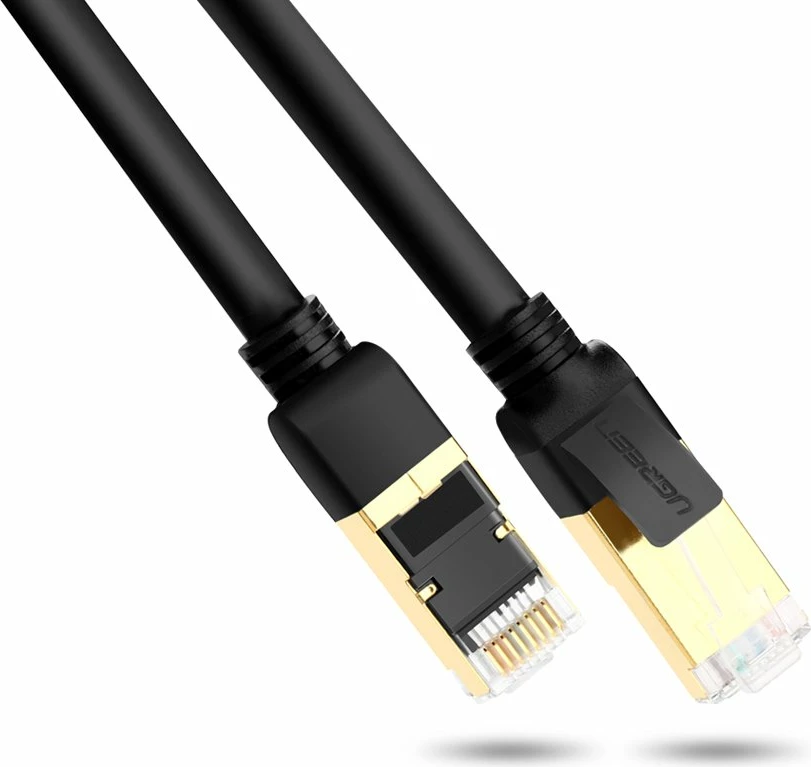 Kabllo rrjeti Ugreen Cat 7 STP, RJ45, 2m, e zezë