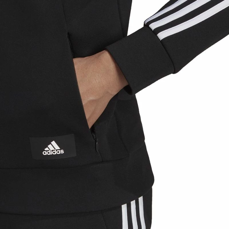 Duks me kapuç adidas për femra, i zi [Madhësia: XS]
