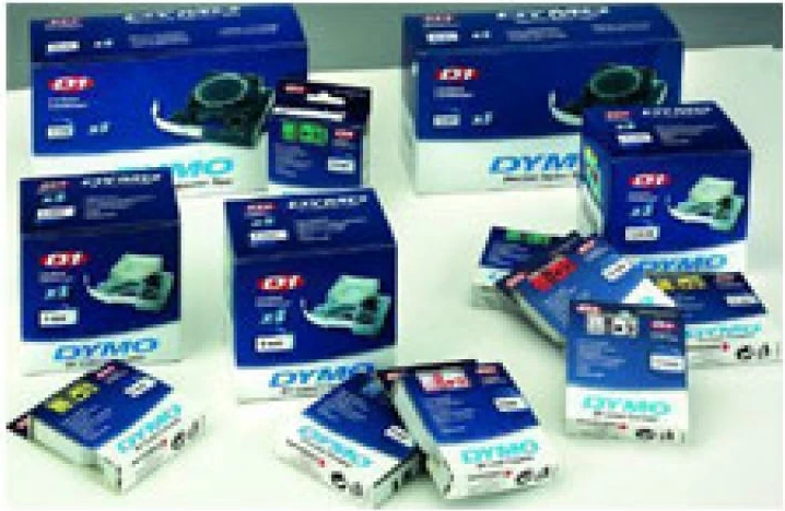 Kasetë etiketimi, Dymo, D1 S0720930, 24 mm x 7 m, e zezë mbi të bardhë