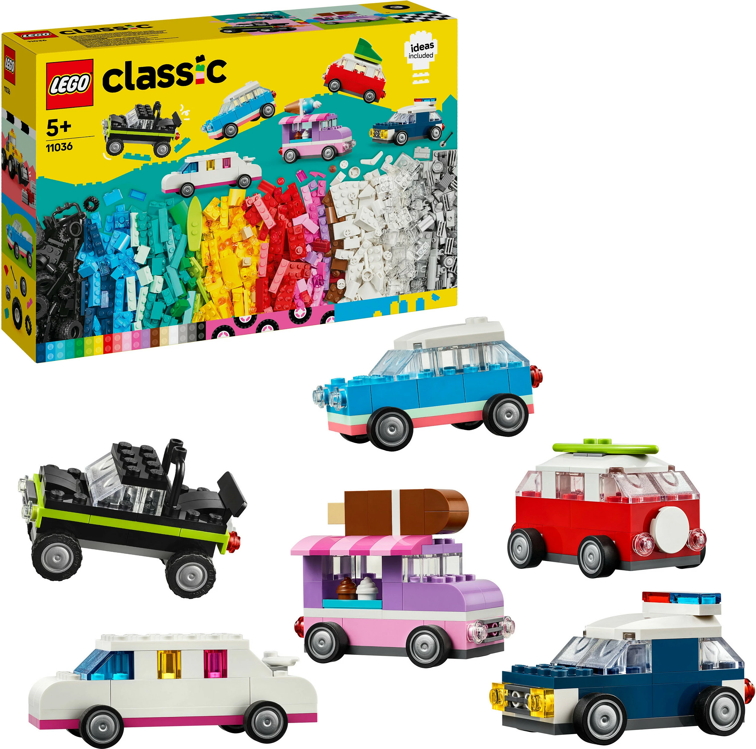 Set ndërtimi LEGO Classic 11036, 900 pjesë, ngjyra të ndryshme