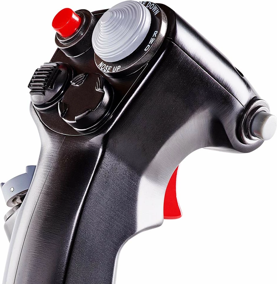 Dorezë joystick HOTAS Thrustmaster F-16C Viper Add-On Grip, 19 butona, metal, e zezë