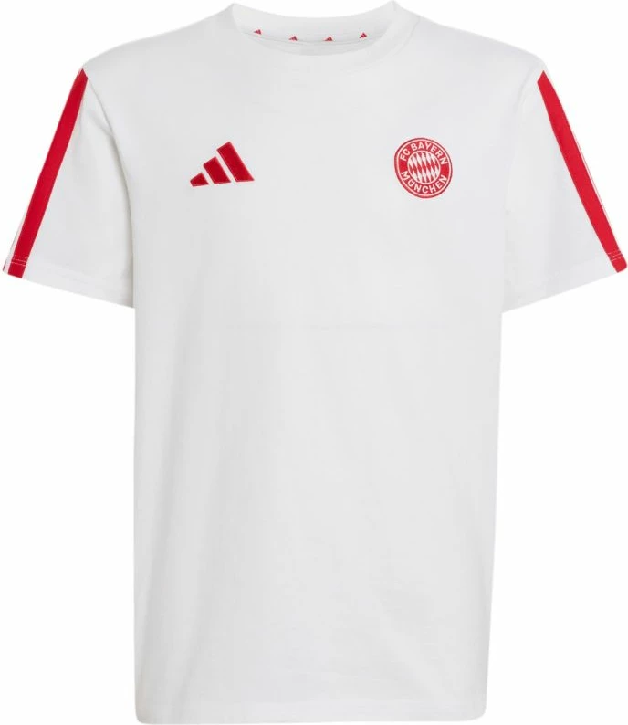 Fanellë për fëmijë adidas FC Bayern Munich KG2591, e bardhë dhe e kuqe