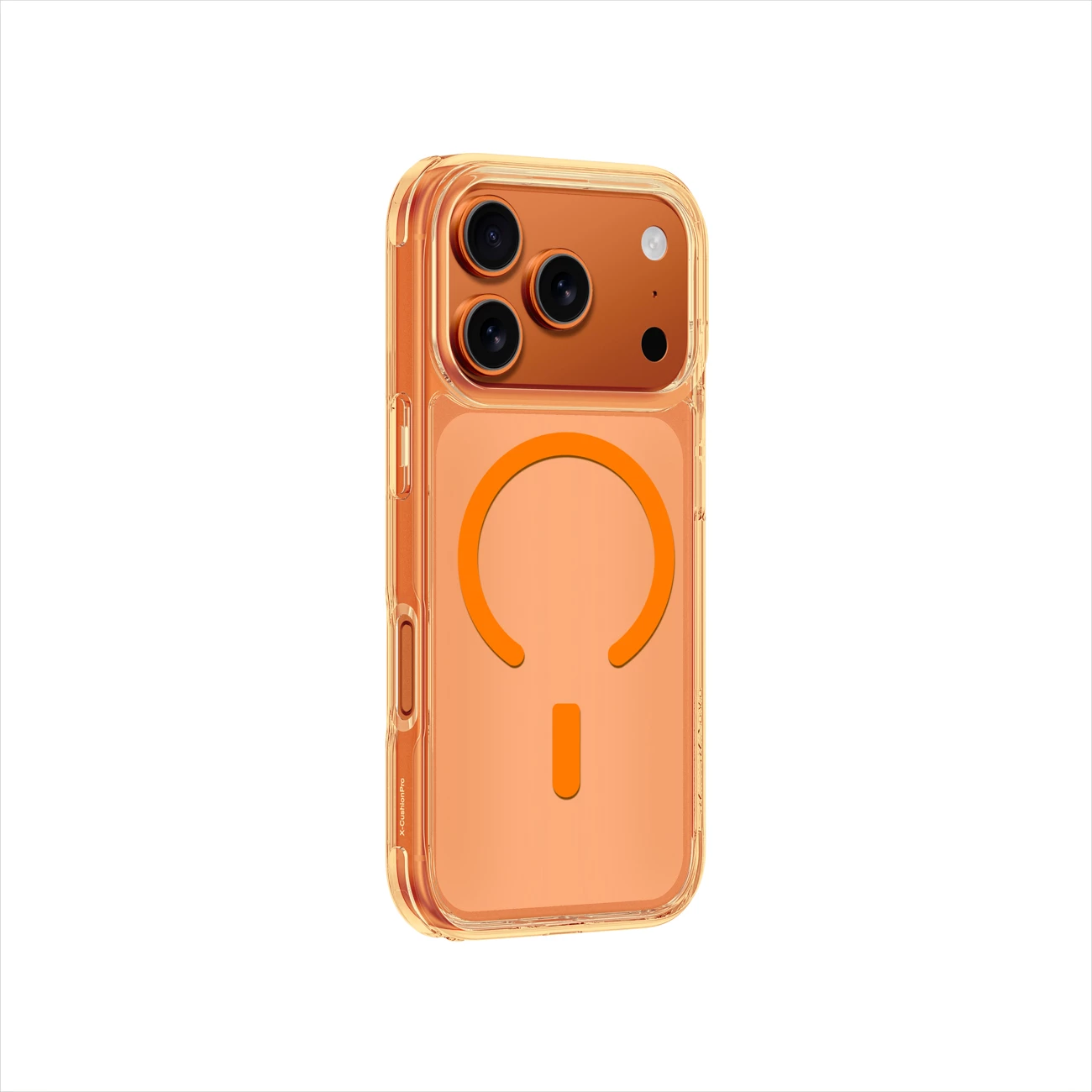 Mbështjellës, AmazingThing Minimal Mag Drop Proof Case 3 Lens për iPhone 17 Pro, MagSafe, TPU, portokalli Titan