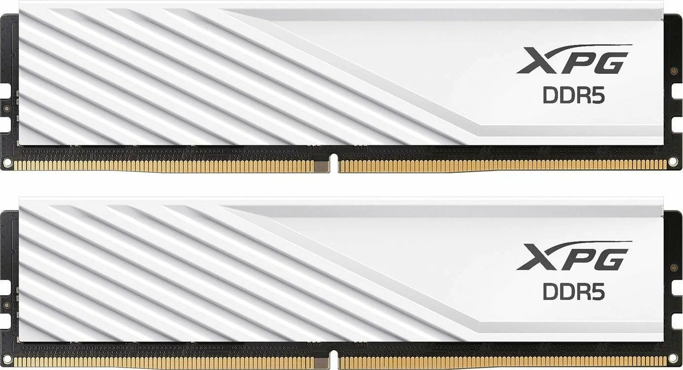 RAM Memorje ADATA XPG Lancer Blade AX5U6400C3216G-DTLABWH DDR5 32GB 6400MHz CL32, e bardhë, set 2x16GB