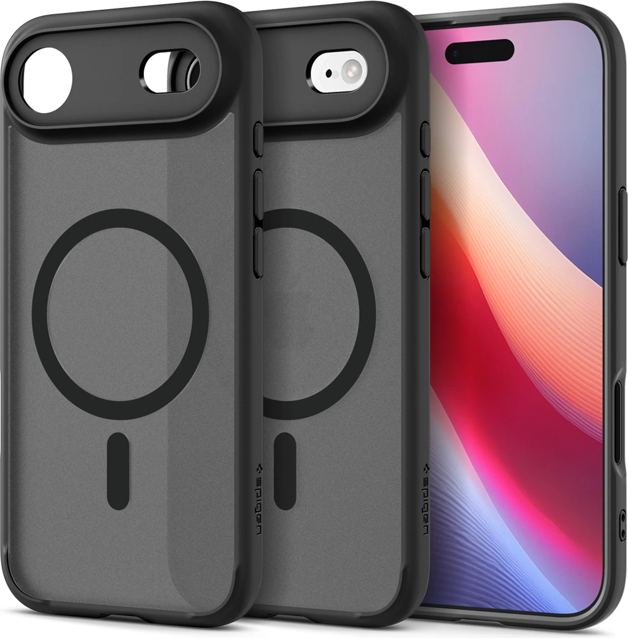 Mbështjellës Spigen Ultra Hybrid MagSafe për iPhone 17 Air, i zi