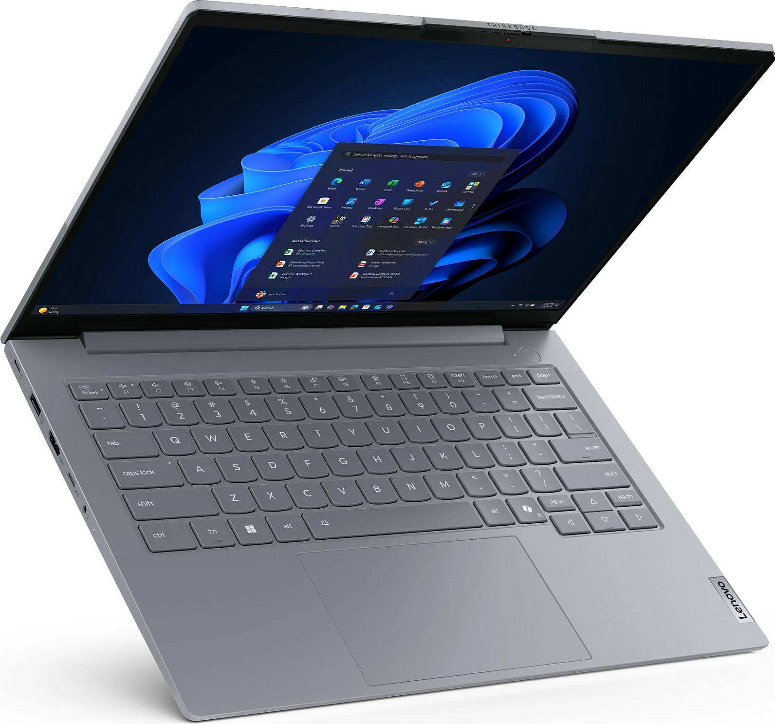 Laptop Lenovo ThinkBook 14 G9, Ryzen 5, 16GB RAM, 512GB SSD, Windows 11 Pro, Arctic Grey