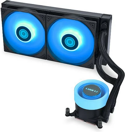 Ftohës uji AiO Lian Li GA II LITE 240 RGB, radiator 240mm, RGB, e zezë