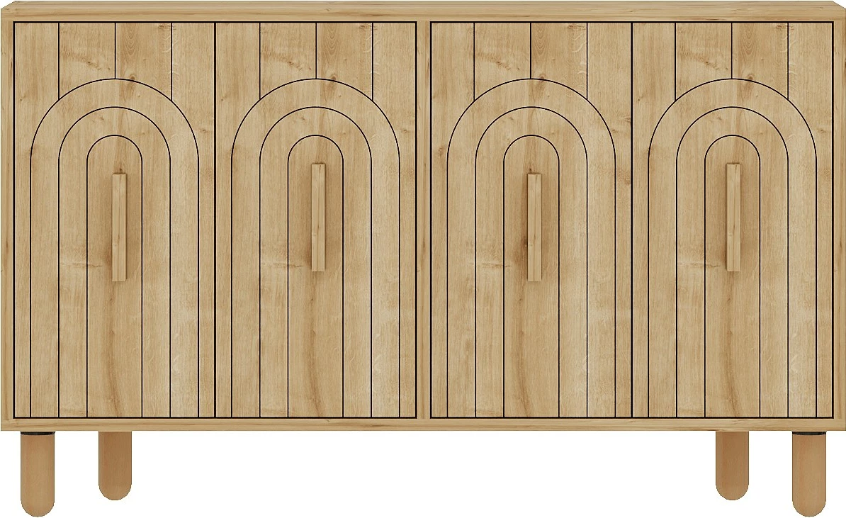 Konsol Skye Decor, ngjyrë lisi Saphire Oak
