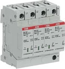 Mbrojtës nga mbingarkesa ABB OVRT23N40-275PQS, SPD Tip 2, 230/400V, 4P, 275V