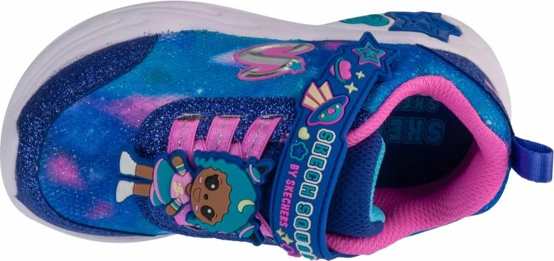 Atlete fëmijësh Skechers Snuggle Sneaks Skech Squad 302214N-NVMT, navy blue