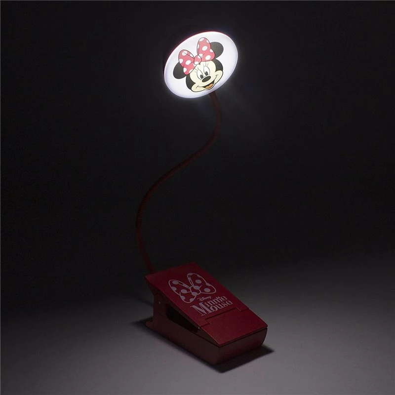 Dritë leximi me kapëse Paladone Disney Minnie Reading Light, me 3x AAA, e kuqe