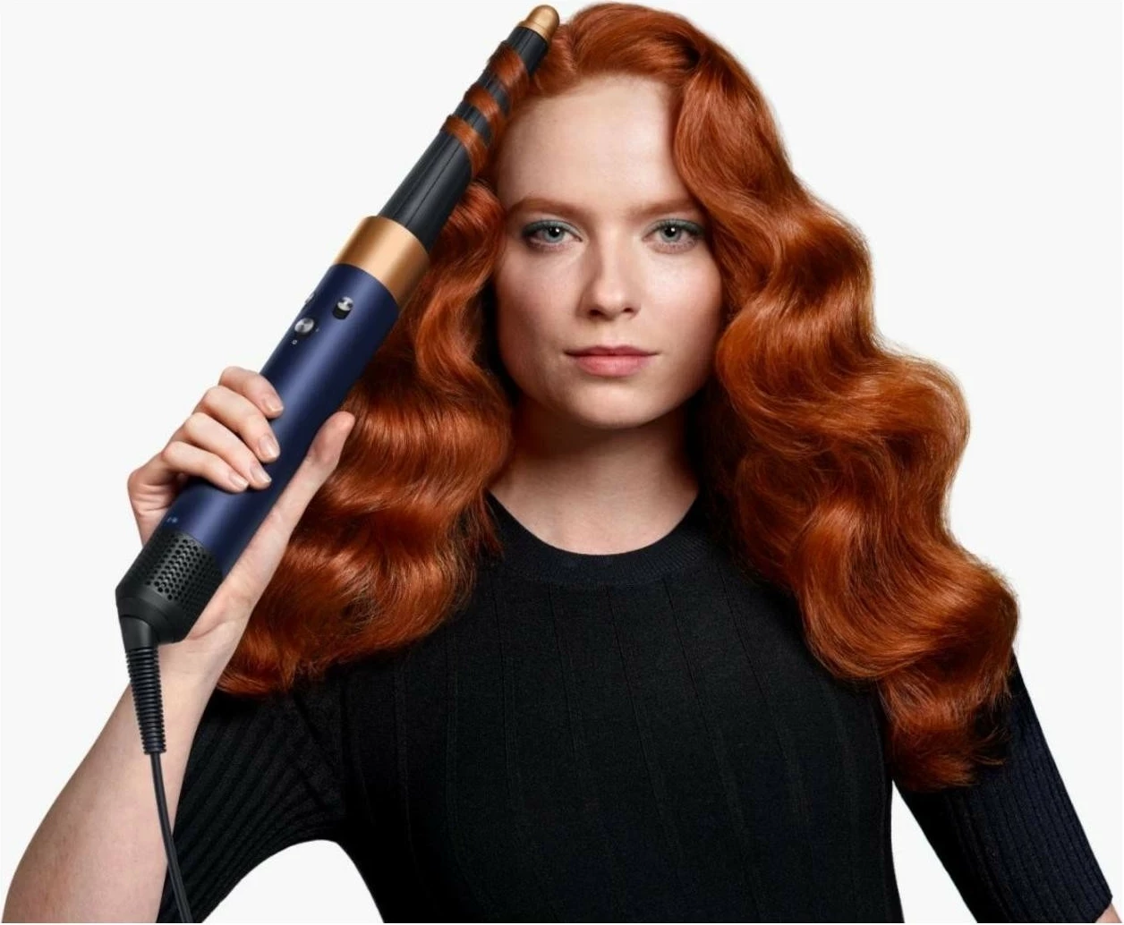Tharëse flokësh Dyson Airwrap Multistyler i.d. Straight+Wavy, kaltër
