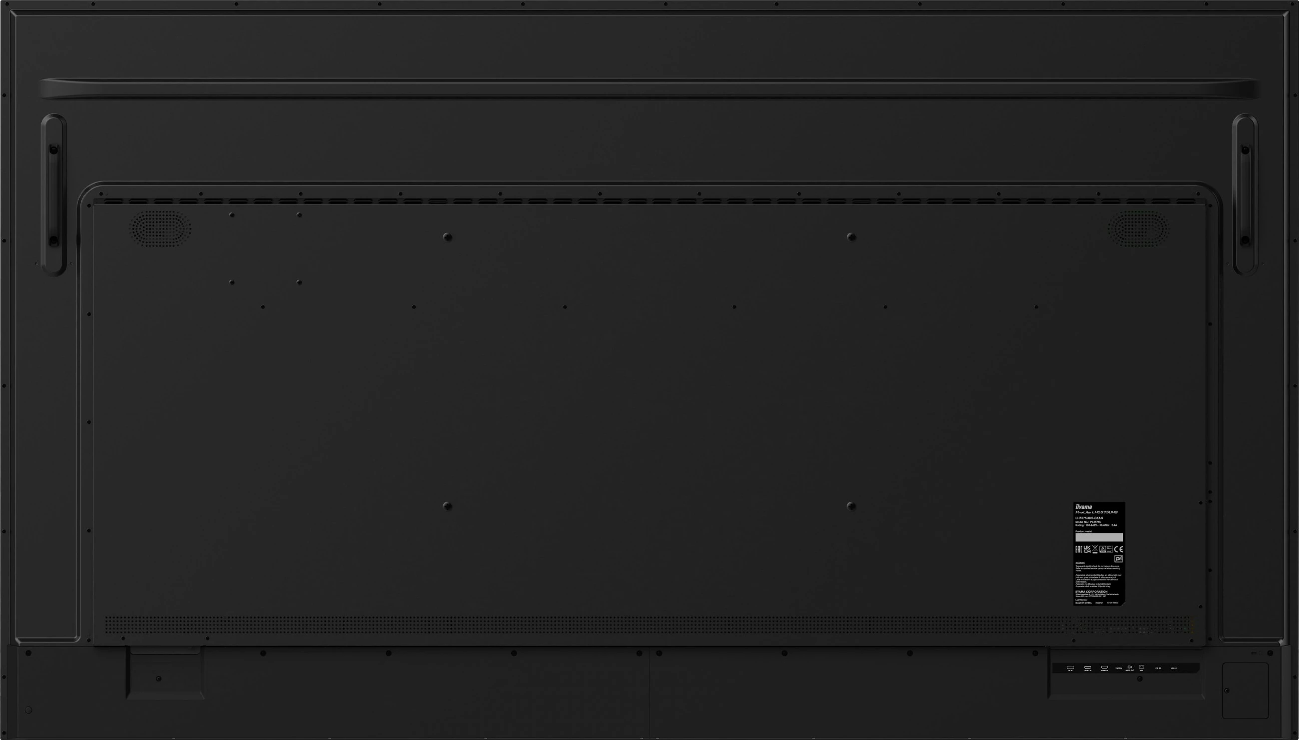 Monitor iiyama LH8665UHSB-B1, Kiosk design, 86", LED, 4K Ultra HD, Wi-Fi, e zezë