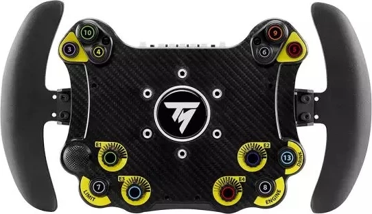 Timon garash Thrustmaster EVO Racing 32R, 32 cm, lëkurë, 25 butona, për PS5/PS4/Xbox/PC, i zi