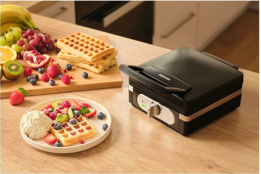 Toster për waffle Sencor SWF 2010BK, e zeze