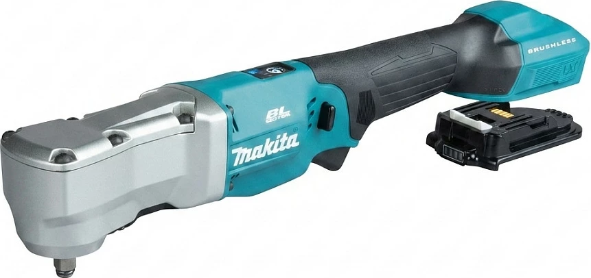Shtrëngues impakti këndor me bateri Makita DTL302Z, 18V, 3/8", brushless, pa bateri/karikues, blu/zi