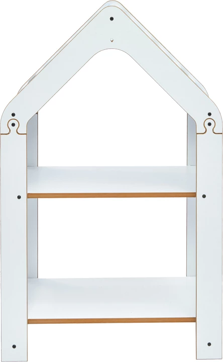 Raft Montessori Zoilen, bardhë-blu, mdf, 50x30x80cm