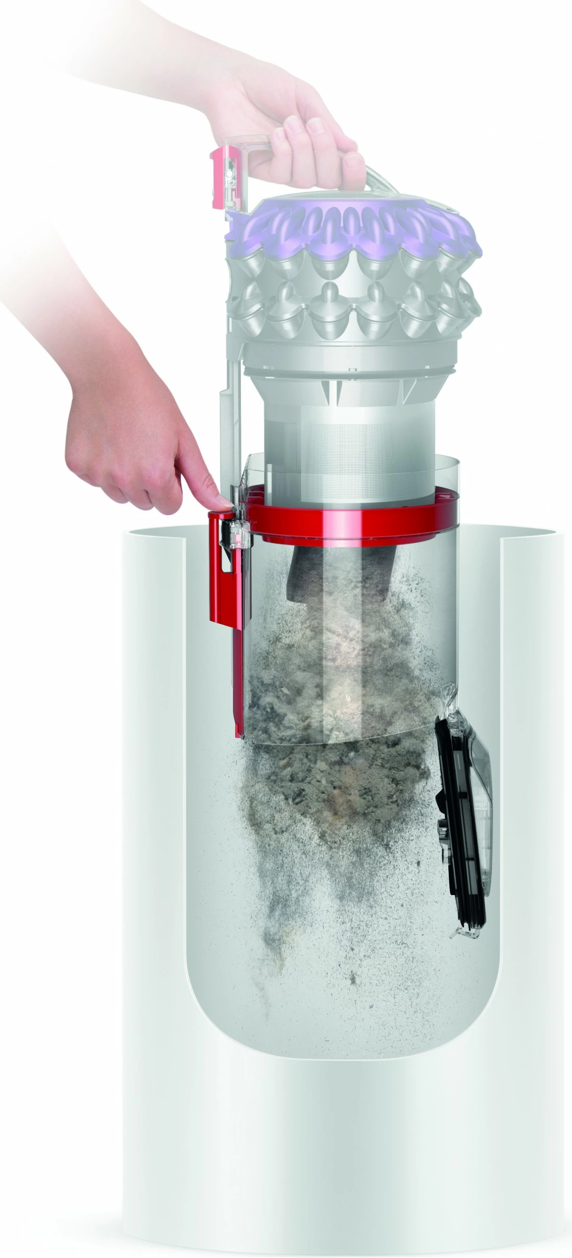 Fshesë me korrent Dyson Big Ball Parquet 2, 600 W, 1.5 L, Argjendtë/Vjollcë