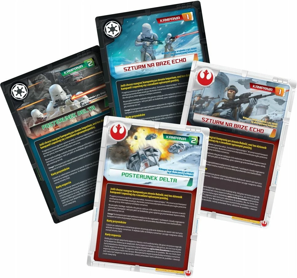 Lojë tavoline Rebel Star Wars: Battle of Hoth, 2-8 lojtarë, 30 min, 8+, version polonisht