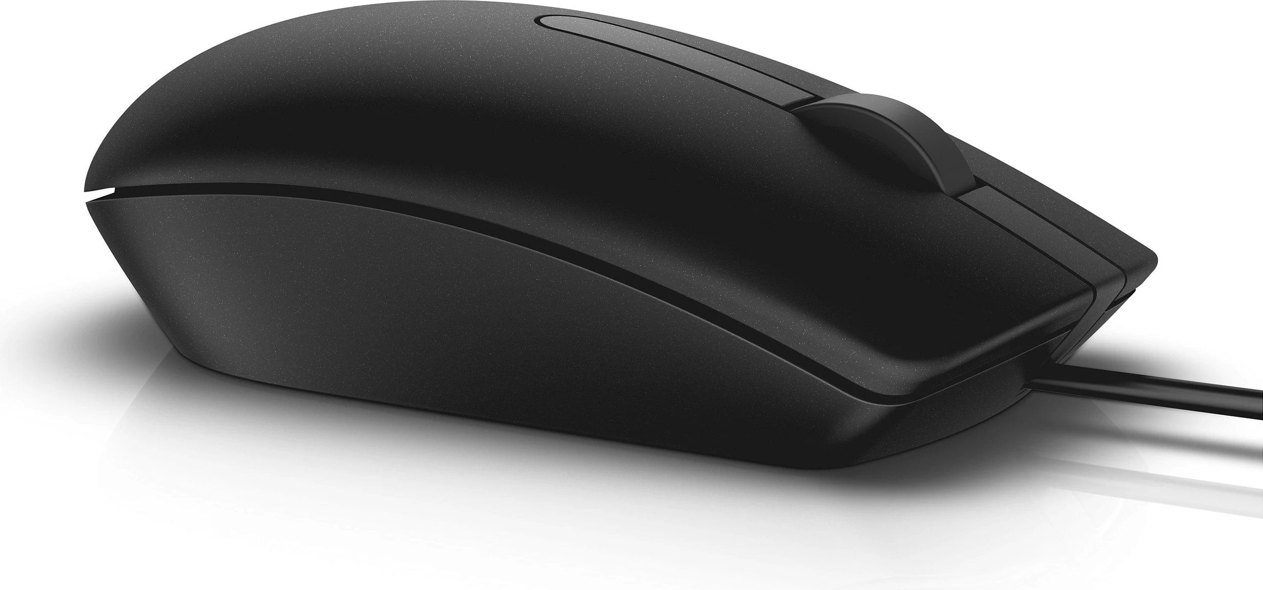 Maus Dell MS116, me kabllo USB-A, optik 1000 DPI, ambidextrous, i zi