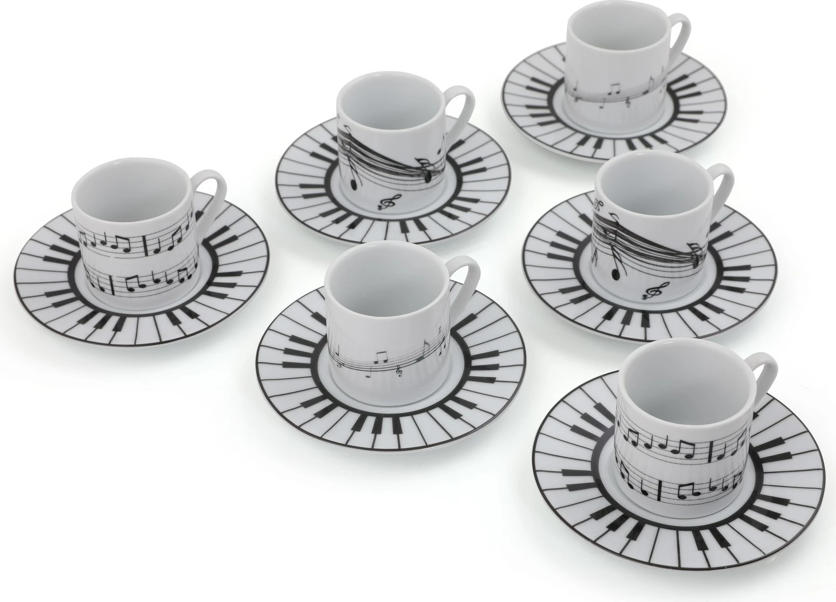Set filxhanash kafeje (12 copë), Hermia, RU12KT4208023