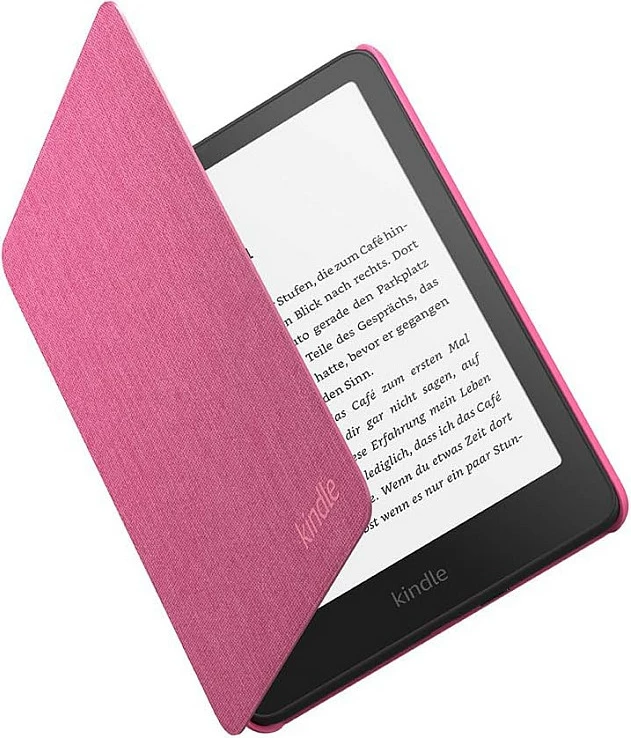 Mbështjellës Amazon Kindle Paperwhite 2024, 7", pëlhurë (fabric), raspberry rozë