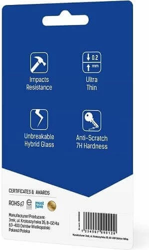 Mbrojtës lente kamere 3MK Hybrid Glass për Samsung Galaxy S21 G991, transparent, set 4 copë