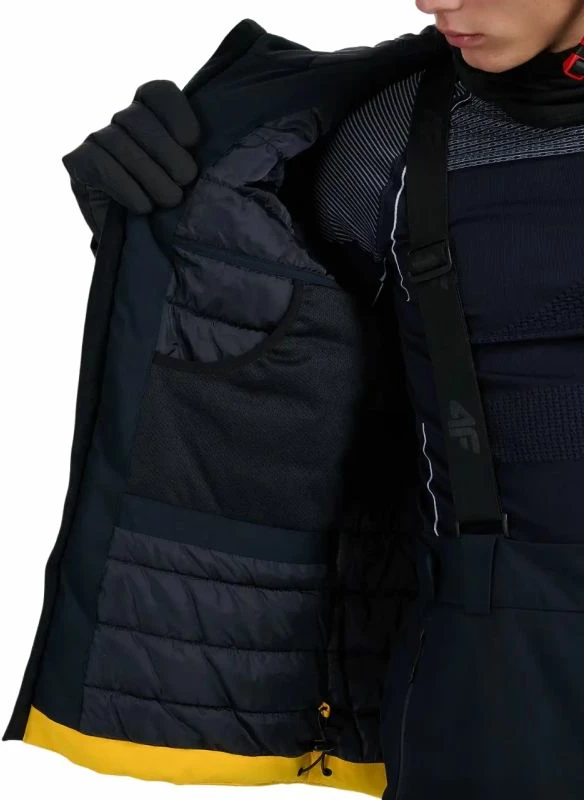 Jakne skijimi për meshkuj 4f, portokalli [Madhësia: XXL]