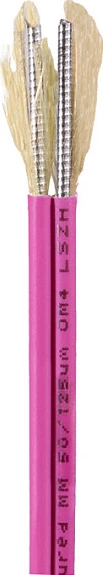 Kabllo patch fiber optike LogiLink OM4, Duplex LC/UPC-LC/UPC, 5 m, rozë