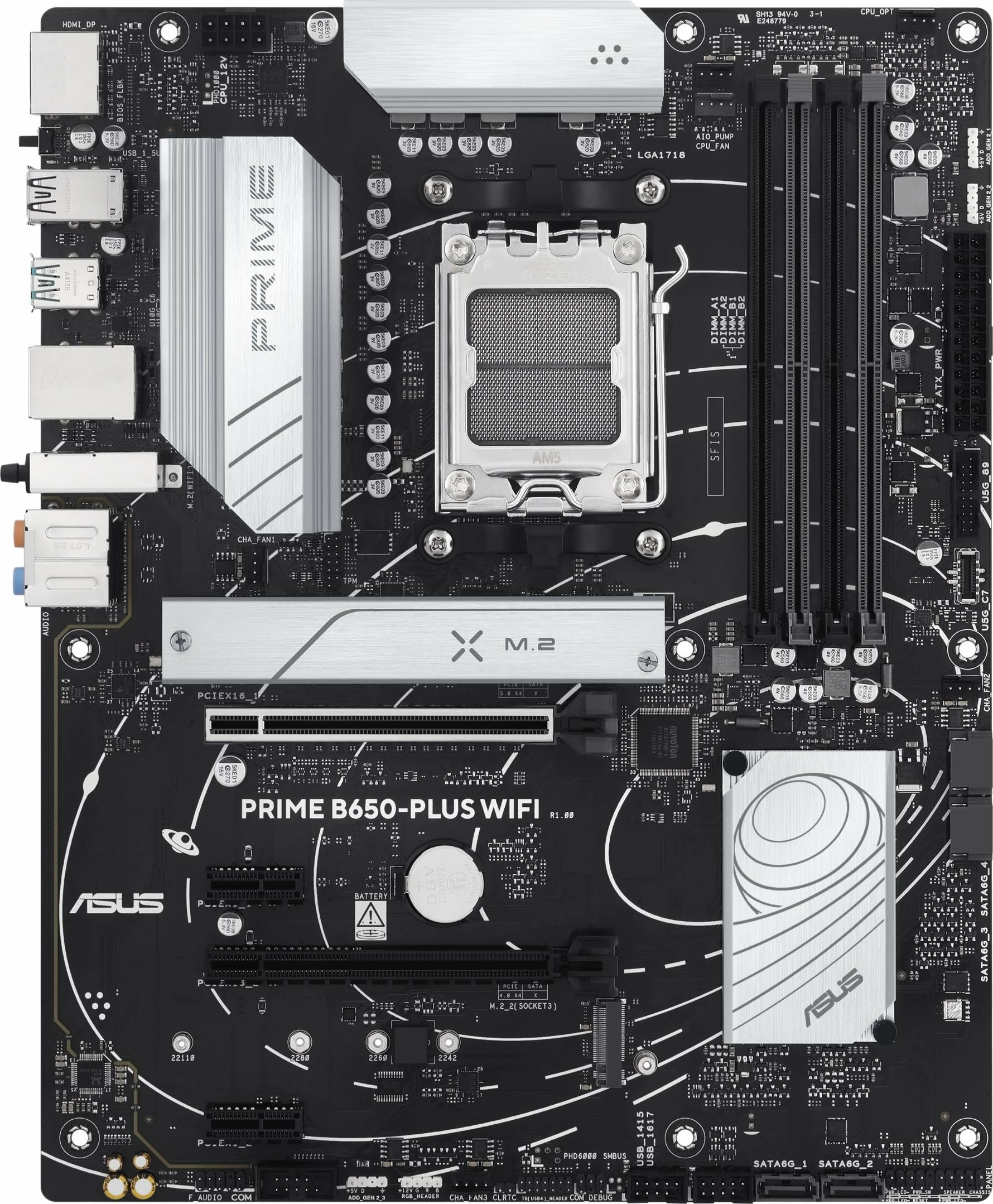 Pllakë amë Asus PRIME B650-PLUS WIFI, ATX, DDR5, WiFi 6E