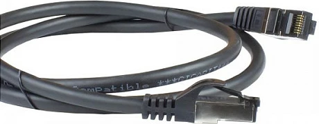 Kabllo rrjeti GoodConnections Cat6a S/FTP 1m RJ45, 10GbE, LSZH, e zezë