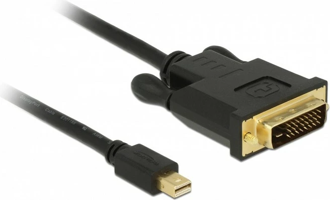 Kabëll DeLOCK 83989, Mini DisplayPort në DVI-D, 2m, i zi