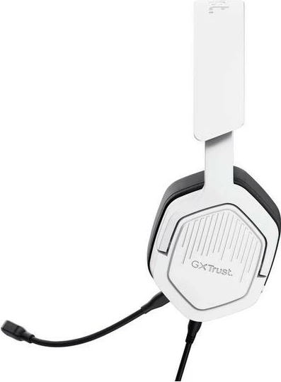 Kufje gaming Trust GXT492W CARUS, me mikrofon, 3.5mm, e bardhë