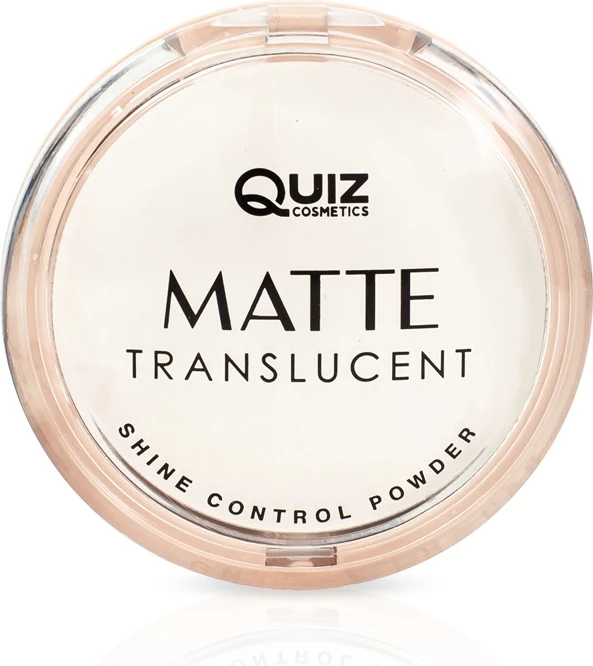 Puder mat për femra Quiz Cosmetics Matte Translucent Powder White 10g