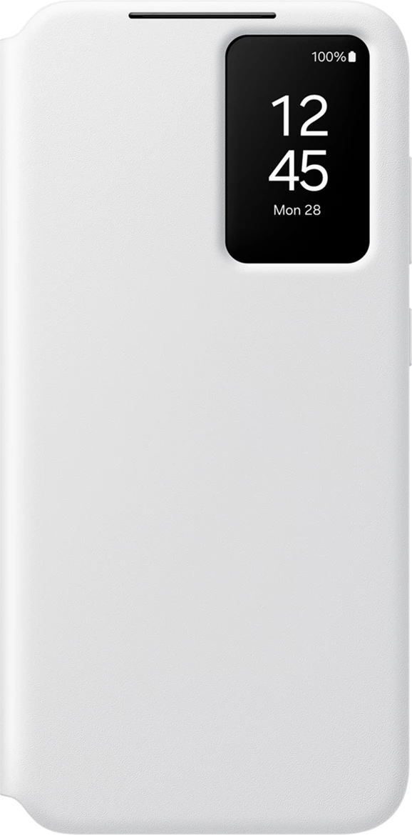 Mbështjellës Samsung Smart View Wallet EF-ZS721CWEGWW për Galaxy S24 FE, Bardhë