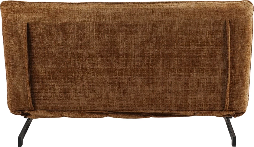 Divan i palosshëm dy ulëse, ngjyrë mustard, ESCADA, 142x88x86cm
