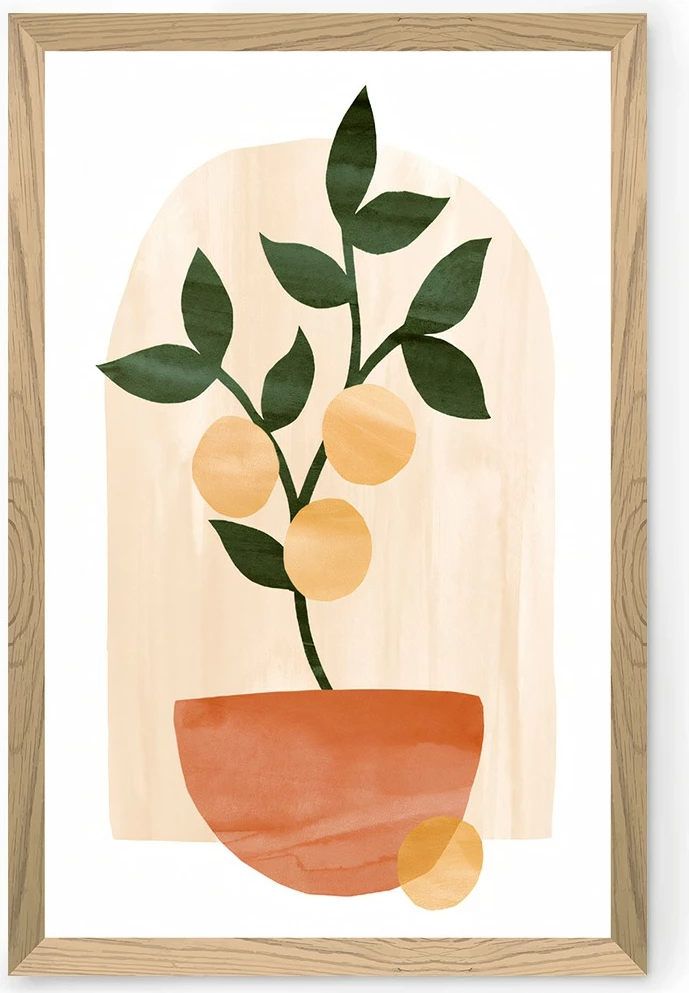 Pikturë dekorative për mur, Wallity, Tekhammdf77, shumëngjyrëshe, 33x48cm