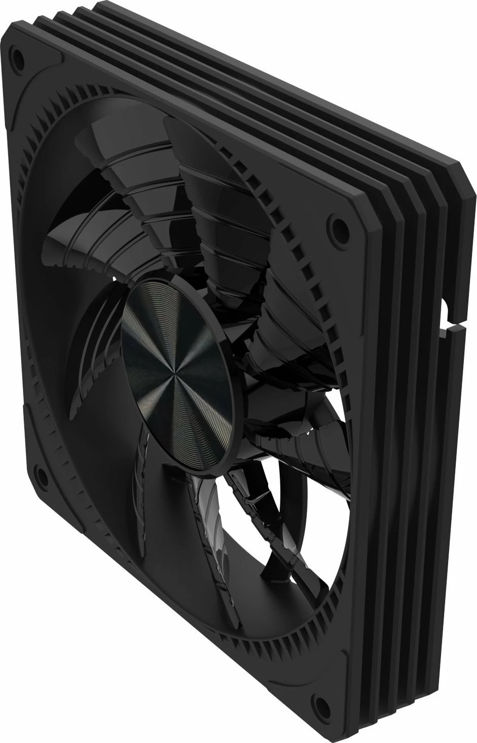 Ventilator kasë kompjuteri PREYON Falcon Eye PFE1203B 120 mm PWM, i zi, set 3 copë