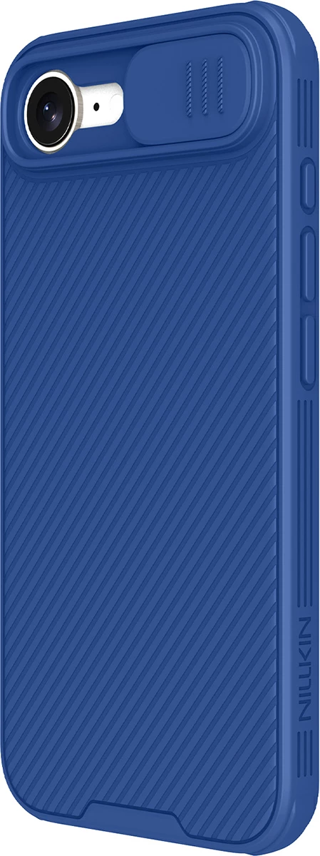 Mbështjellës Nillkin CamShield Pro për iPhone 16e, kaltër