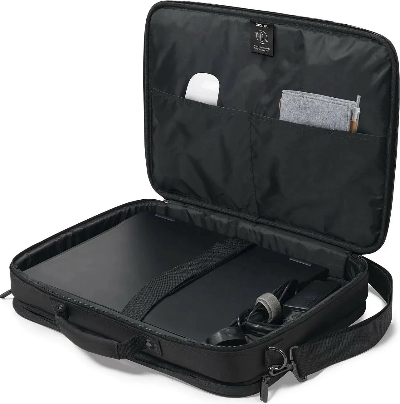 Çantë laptopi DICOTA Multi Plus TWO D3250204, 14-16", rPET, e zezë