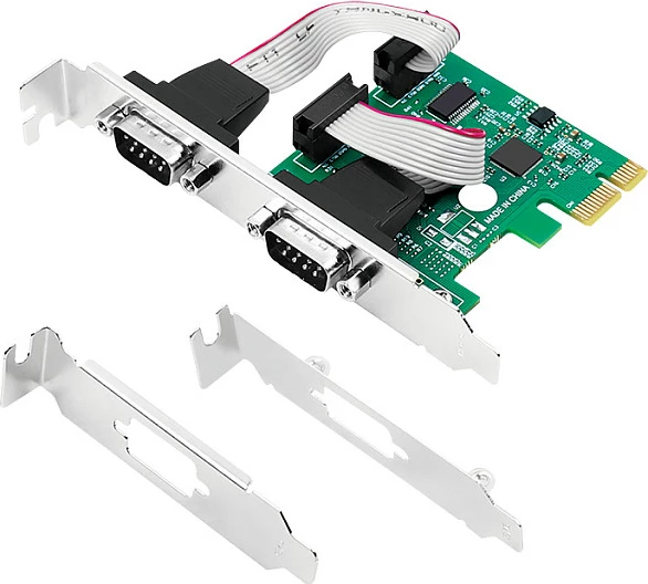 Kartë PCI-Express LogiLink, 2x portë seriale (DB9/RS-232)