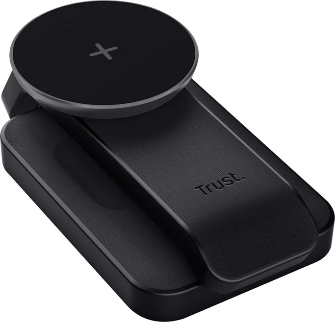 Karikues wireless Trust Viro, për kufje, celular, smartwatch, i zi