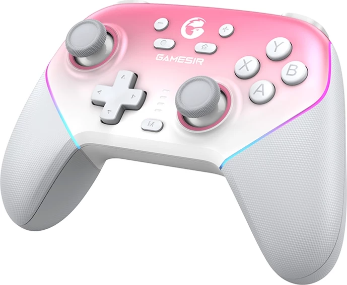 Kontrollues wireless GameSir SuperNova T4n Pro, për PC/Nintendo Switch/iOS/Android, 1000 mAh, Rozë