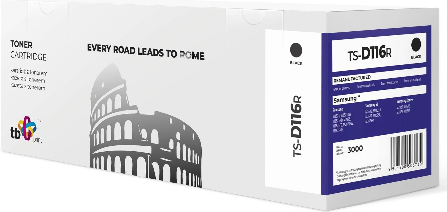 Toner TB Print TS-D116R për Samsung, i zi, 3000 faqe