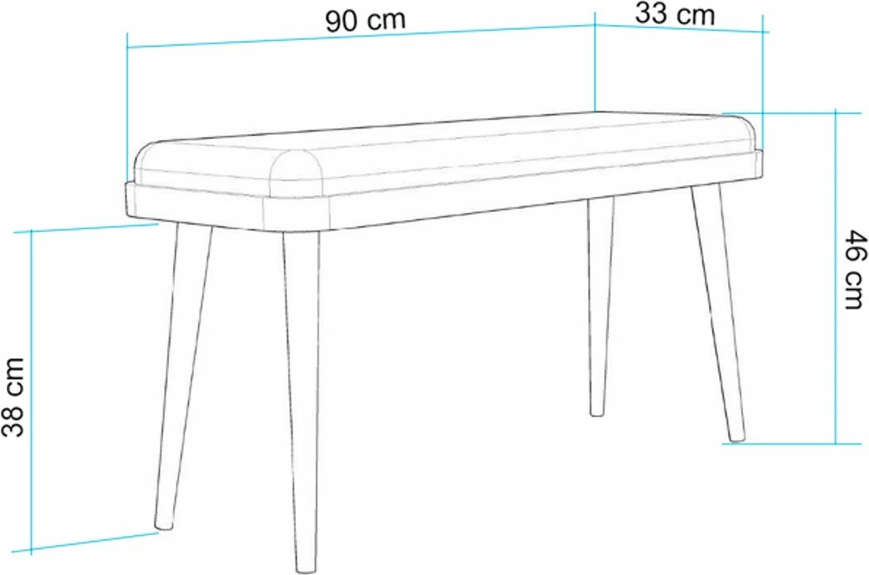 Set tavoline me karrige për ngrënie, zgjatës, 4 pjesë, Skye Decor, Vina Mini 04 1070, ngjyrë lis, e gjelbër