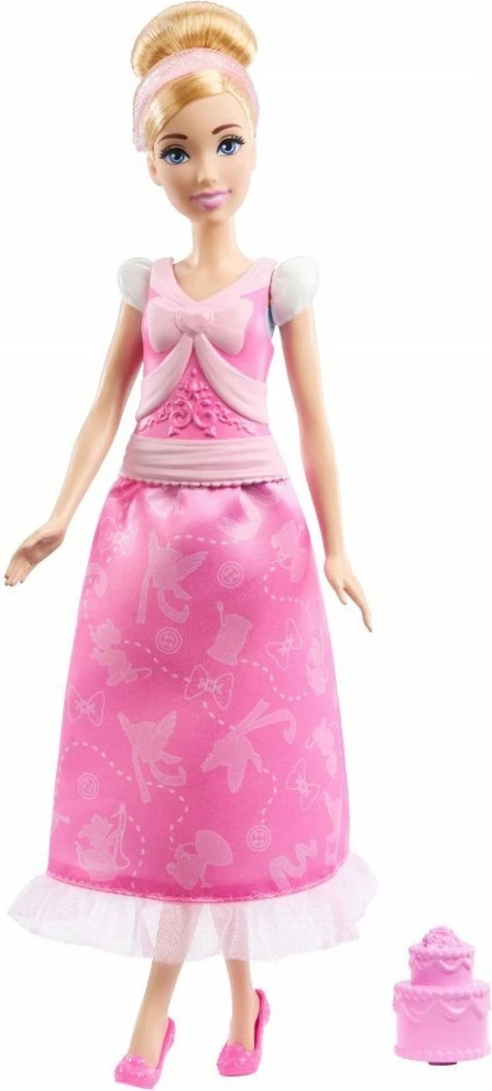 Kukull Disney Princess Cinderella Mattel JCR95 28 cm, set 2-në-1 me veshje & aksesorë