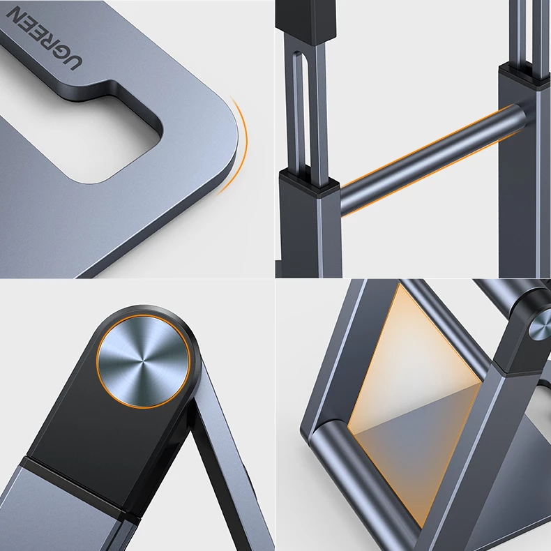 Mbajtës palosshëm për celular Ugreen LP263, alumini, Gri