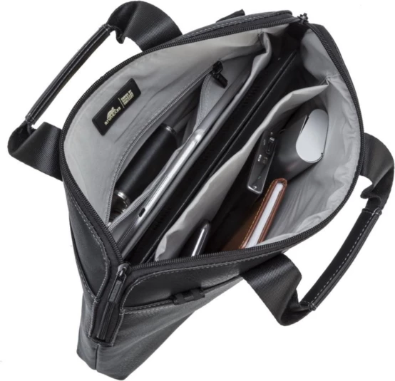 çantë laptopi slim RIVACASE 8920 13.3\" PU, e zezë